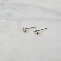 Image 1 of Mini Duo Studs in Mixed Metals