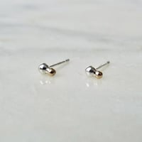 Image 3 of Mini Duo Studs in Mixed Metals