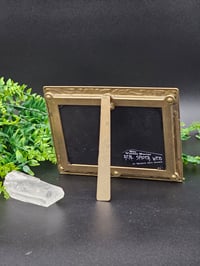 Image 3 of Vintage floral detail brass framed preserved web
