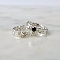 Image 1 of Vine Ring in Silver or Mixed Metals