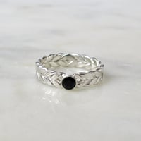 Image 2 of Vine Ring in Silver or Mixed Metals