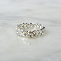 Image 3 of Vine Ring in Silver or Mixed Metals