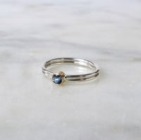 Image 1 of Double Band Ring in Mixed Metals