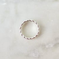 Image 3 of 6.5mm Wreath Ring in Silver