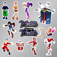 Image 1 of NiGHTS into Dreams & Christmas NiGHTS into Dreams Magnet Set (12 Pieces)