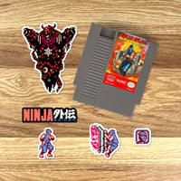 Image 2 of Ninja Gaiden NES Sticker Set (14 Pieces)