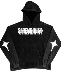 “SERENDIPITY” Black Star Hoodie