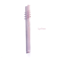 Image 1 of spiral straw in lychee