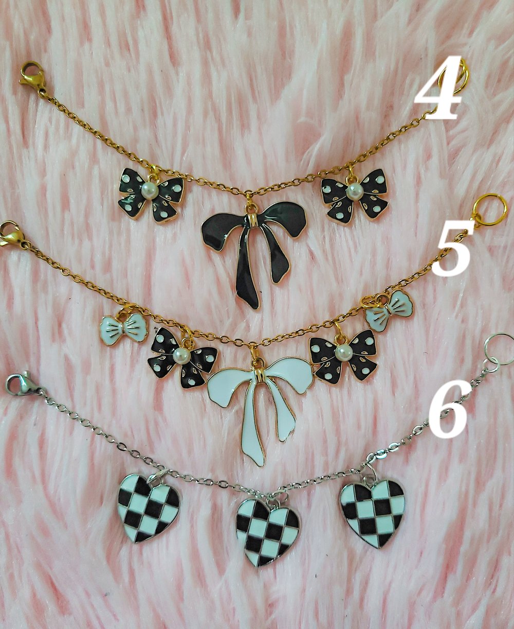 Image of Black & White Bracelets