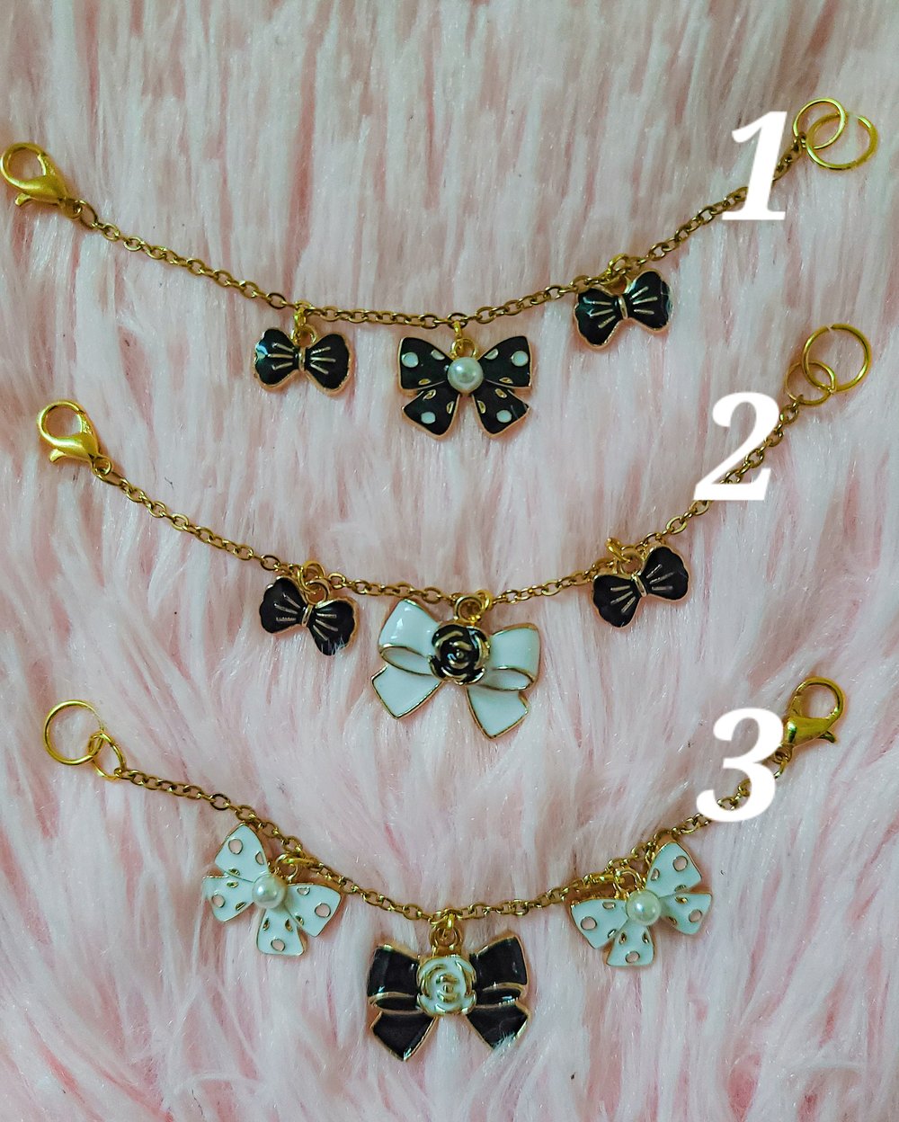 Image of Black & White Bracelets 