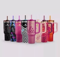 Image 3 of Barbie™️ X Stanley “65th Anniversary 8 Piece Set” 40 Oz. LIMITED EDITION FlowState Quenchers
