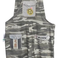 Image 4 of Camo Overalls Skulls & Roses