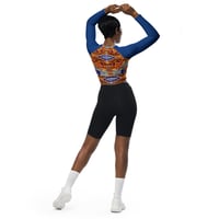 Image 6 of Mind Mask Recycled Long-Sleeve Crop Top
