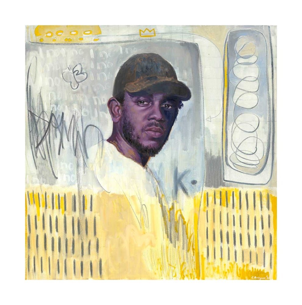 Image of Portrait of Kendrick Lamar Art Print