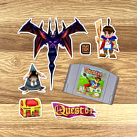 Image 2 of Quest 64 Sticker Set (18 Pieces)