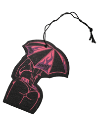 Umbrella Girl Air Freshener - Pink & Purple Flame
