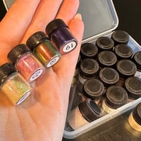 Image 1 of Mini Eye Pigment collection – 19 Vibrant Colors + 1 color Bonus, Compact  Packaging