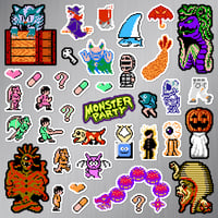 Image 1 of Monster Party Magnet Set (38 Pieces)