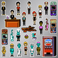 Image 1 of Maniac Mansion NES Magnet Set (25 Pieces)