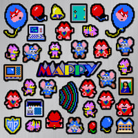 Image 1 of Mappy Arcade Magnet Set (36 Pieces)