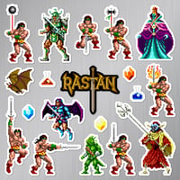 Image 1 of Rastan Arcade Magnet Set (19 Pieces)