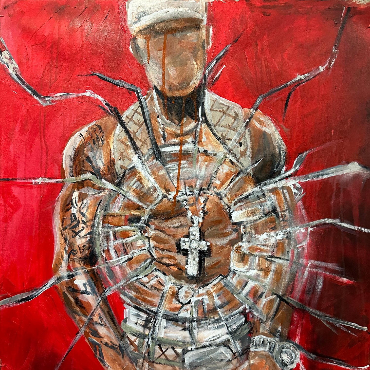 GRODT ORIGINAL PAINTING 24x24"