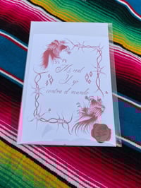 Image 2 of Mi real y yo contra el mundo Valentine’s Day card