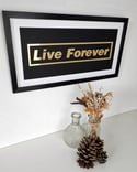 Live Forever - Oasis inspired artwork