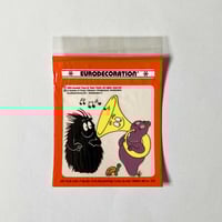 Image 1 of Décalcomanie Barbapapa musique stock neuf années 70 
