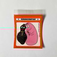 Image 1 of Décalcomanie Barbapapa calin stock neuf années 70