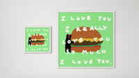 Image 3 of NEW: I Love You (Giant Burger)