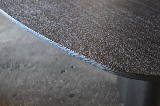 CLOVER COFFEE TABLE WITH A TIMBER BASE