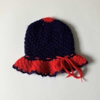Image 1 of Chapeau laine 1/3 mois stock neuf années 70