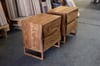 CLIPPED WING BEDSIDE DRAWERS