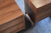 CLIPPED WING BEDSIDE DRAWERS