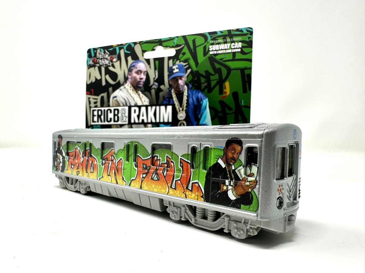 ERIC B & RAKIM subway car & tee | HIPHOPTOYS