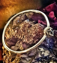 Silver Skull Bangle