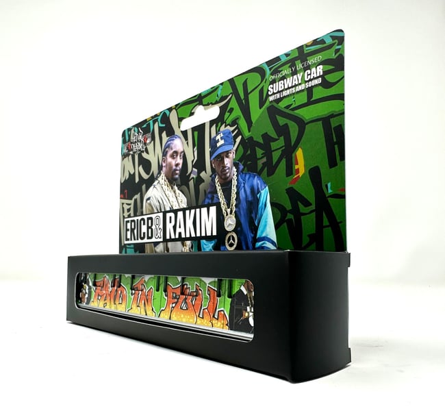 ERIC B & RAKIM subway car & tee