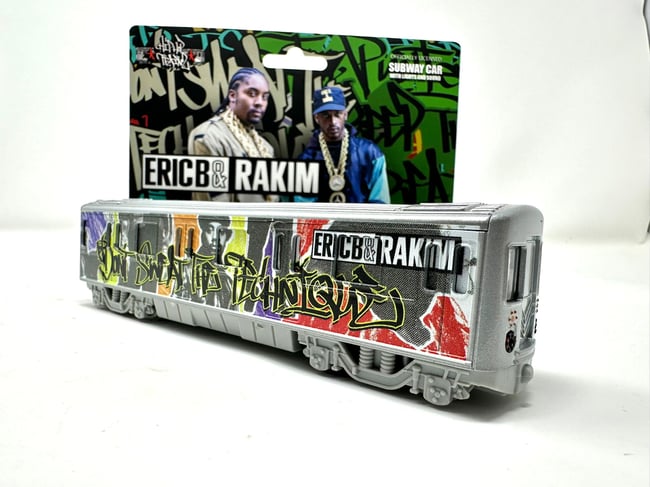 ERIC B & RAKIM subway car & tee