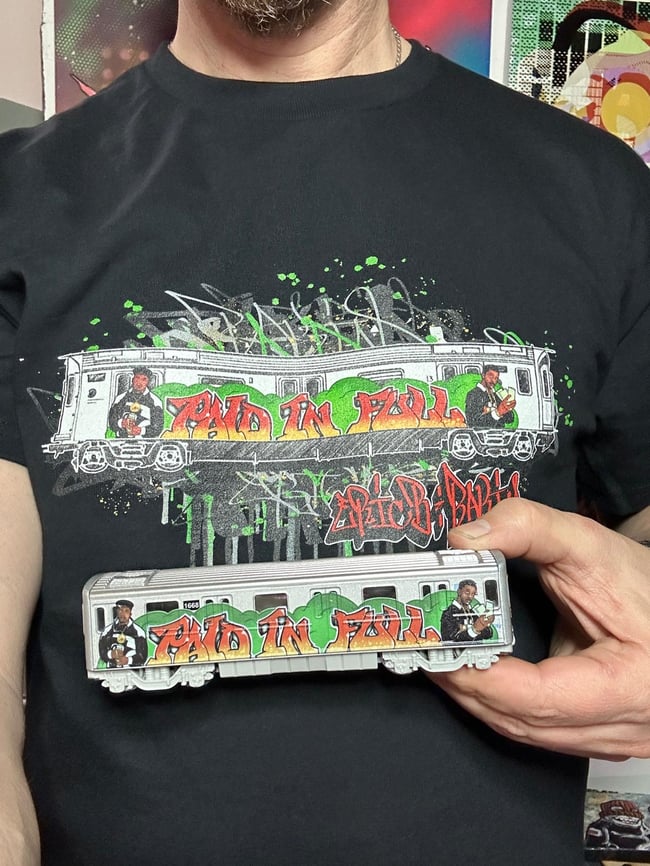 ERIC B & RAKIM subway car & tee