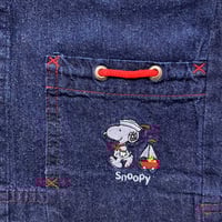 Image 4 of Veste jean Snoopy 18 mois seconde main années 90
