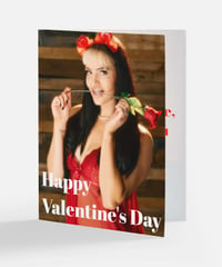 Image 1 of *LIMITED TO 20* PERSONALISED VALENTINE'S DAY CARD