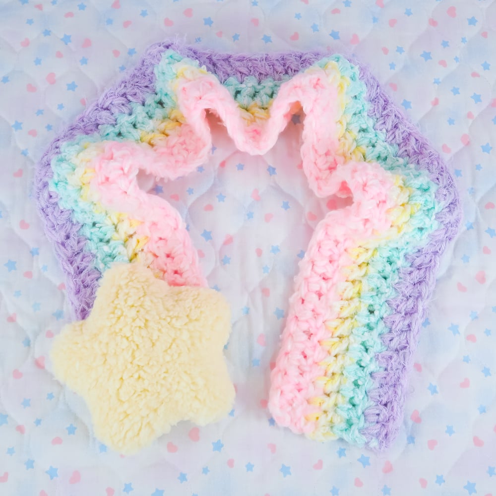 Rainbow Star Scarf: 11