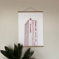 Image 2 of Salford Shopping City towerblock screenprint on paper