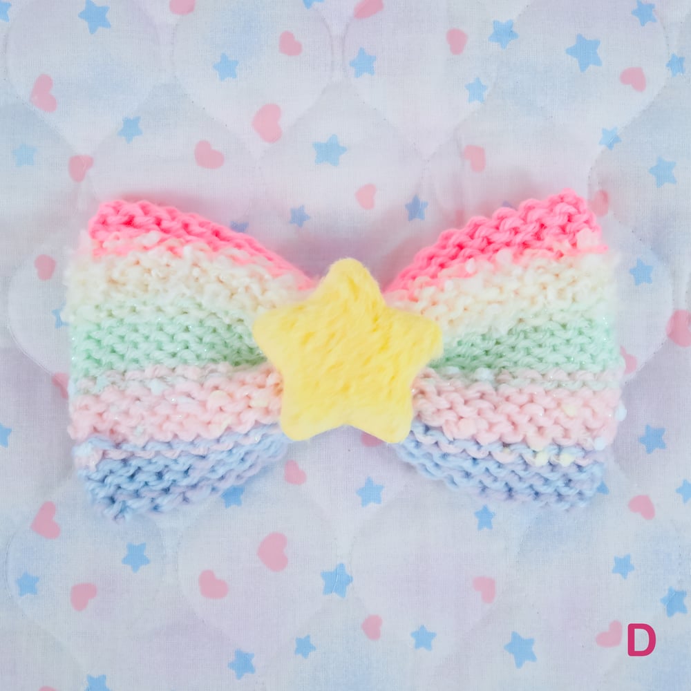 Knit Bow Hairclip