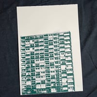 Image 2 of Towerblock screenprint on paper