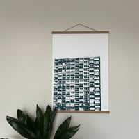 Image 1 of Towerblock screenprint on paper