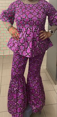 Image 1 of Popping Purple 3pc pants outfit