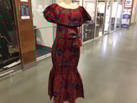 Image 3 of Black and White Mermaid style dress