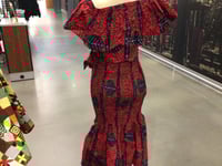 Image 4 of Black and White Mermaid style dress